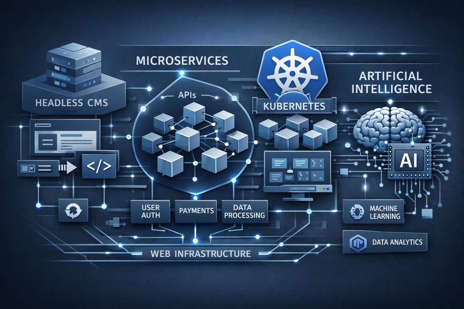 entdecken sie, wie headless cms und künstliche intelligenz die moderne web-infrastruktur revolutionieren und innovative digitale erlebnisse ermöglichen.