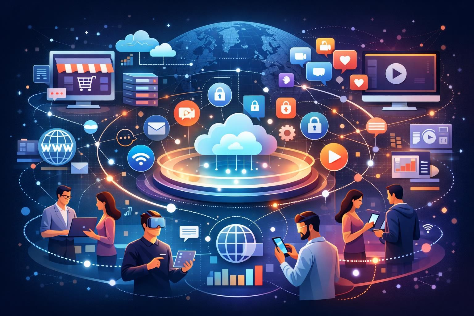 eine kritische analyse darüber, wie plattformen und ki-ökosysteme das offene web herausfordern und welche auswirkungen dies auf freiheit und zugang im internet haben könnte.