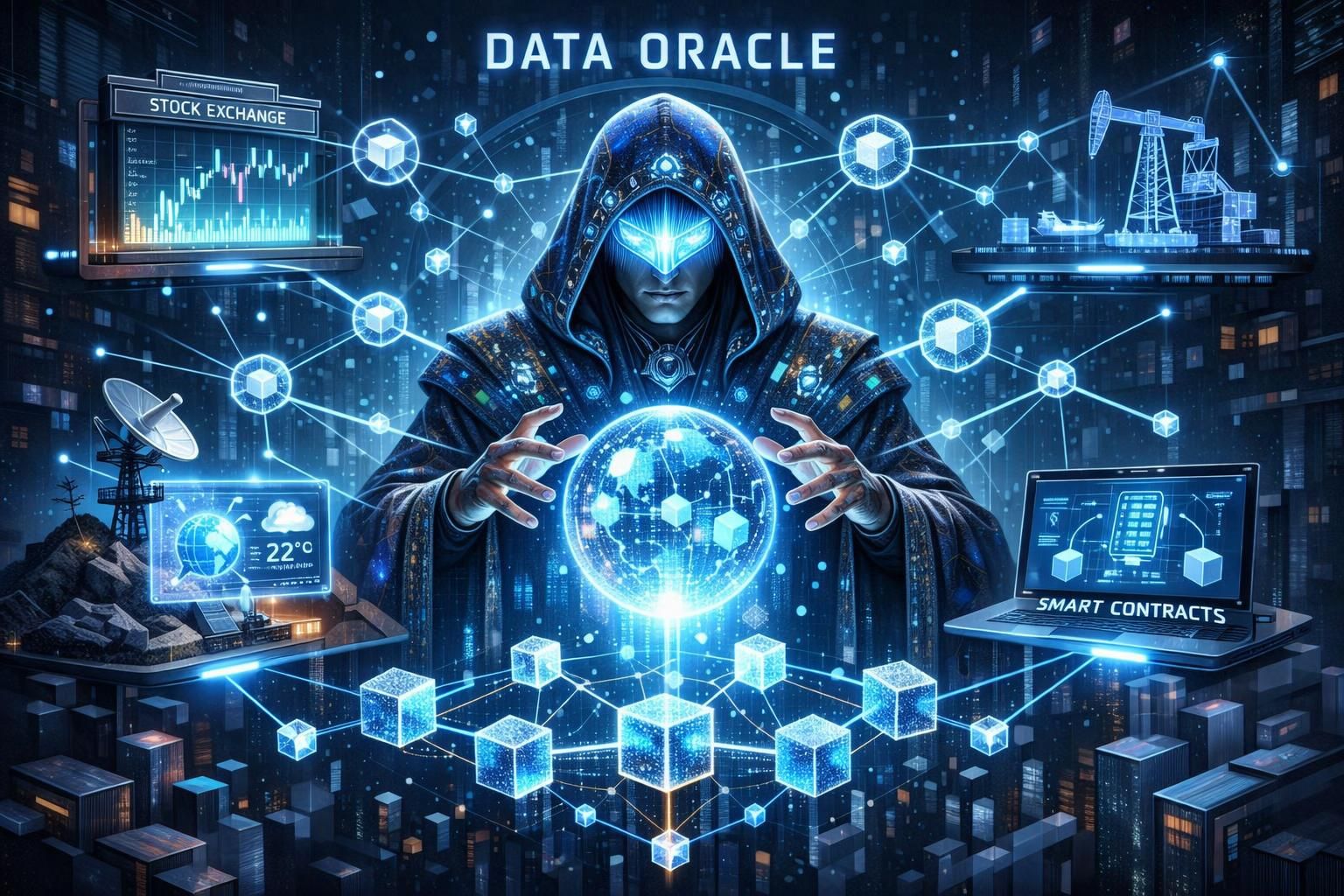 entdecken sie, welche entscheidende rolle oracles bei der verbindung von realwelt-daten mit komplexen defi-anwendungen spielen und wie sie zur sicherheit und genauigkeit beitragen.